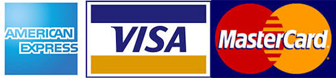 American Express, Visa, Mastercard