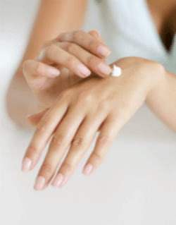 Woman Taking Care Of Her Skin